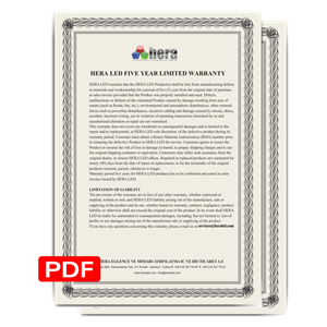 Certificate of Warranty