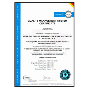 ISO 9001:2015 Quality <br> Management System Certification