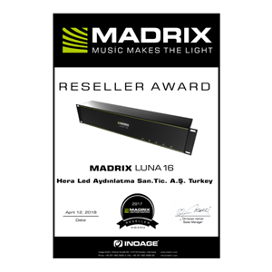 Madrix Reseller Award 2016