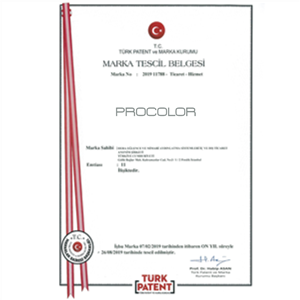 Procolor Series Trademark Registration